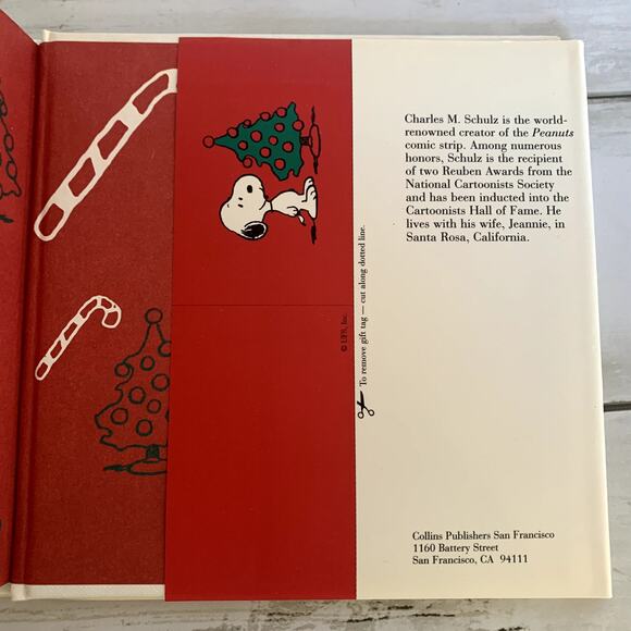 5/$25 Peanuts 'Tis the Season to be Crabby Hardback Christmas Book - Picture 4 of 5